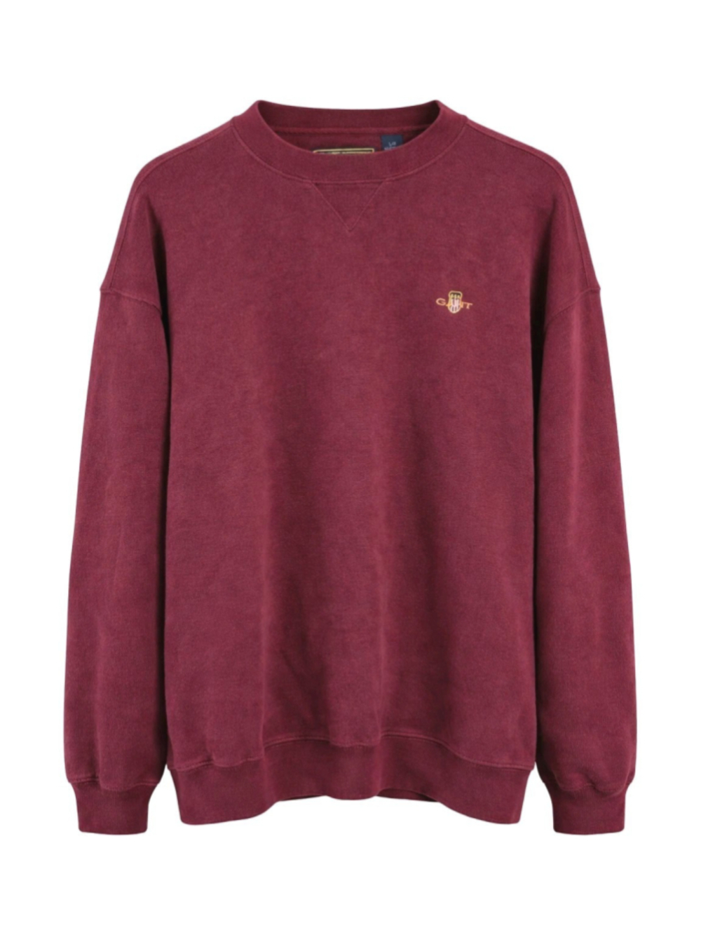 VTG Gant USA Crewneck Sweatshirt Mens L Pullover Maroon Casual Embroidered Logo